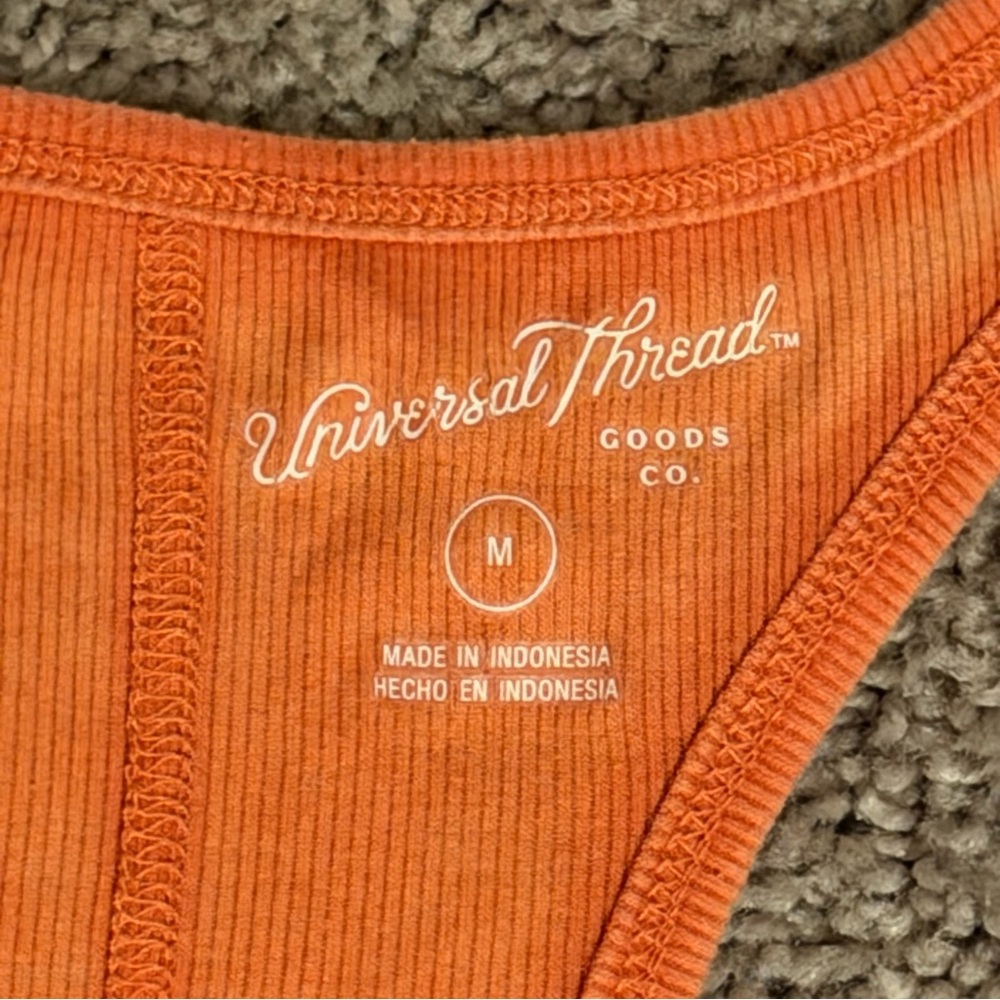 Universal Thread Orange Racerback Tank - Picture 2 of 3